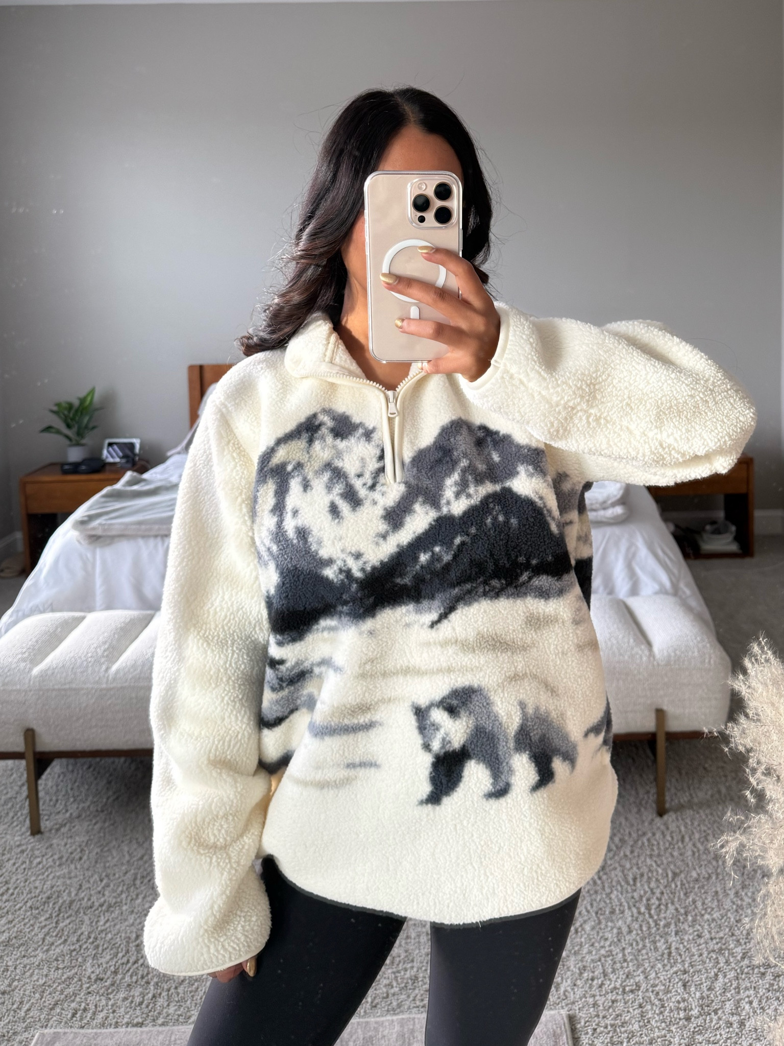 this fleece 🤍🐻‍❄️❄️ 

#sherpaseason #winterwear