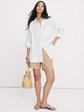 The Oversized Linen Shirt | Banana Republic (US)