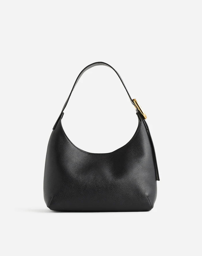 The Sculptural-Buckle Shoulder Bag | Madewell