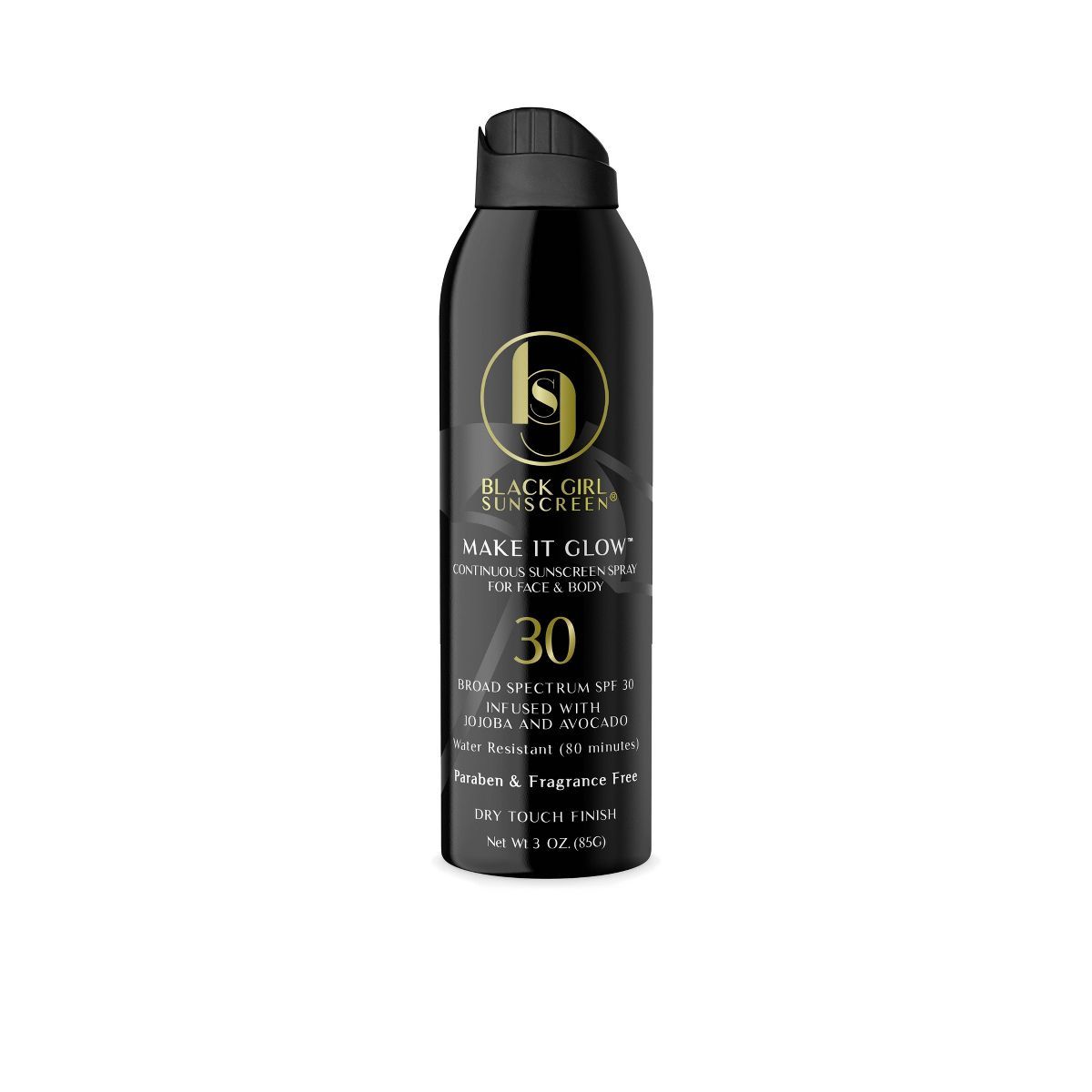 Black Girl Sunscreen Make It Glow Sunscreen Spray - SPF 30 - 3oz | Target