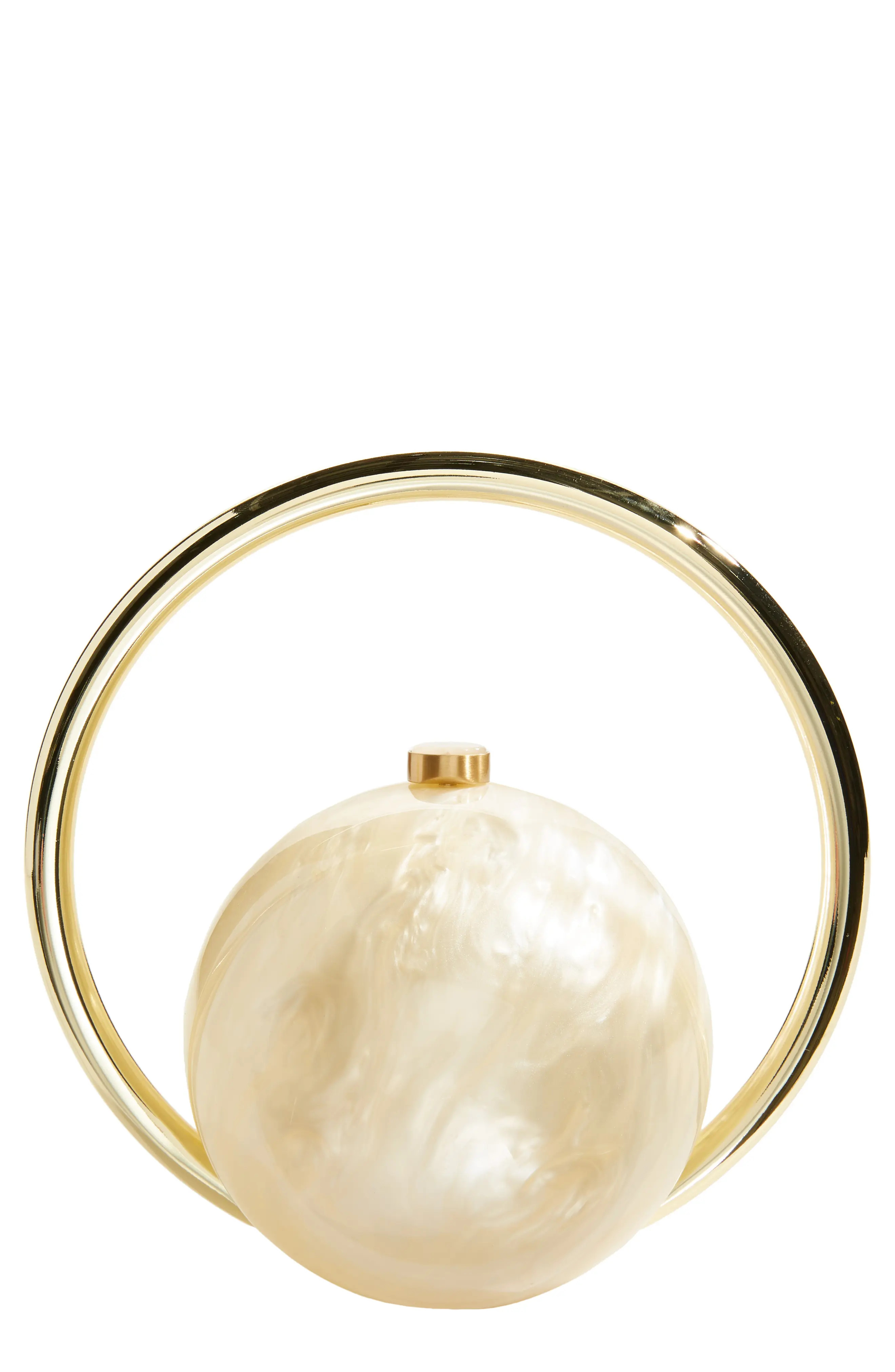 Cult Gaia Mina Top Handle Bag in Ivory at Nordstrom | Nordstrom