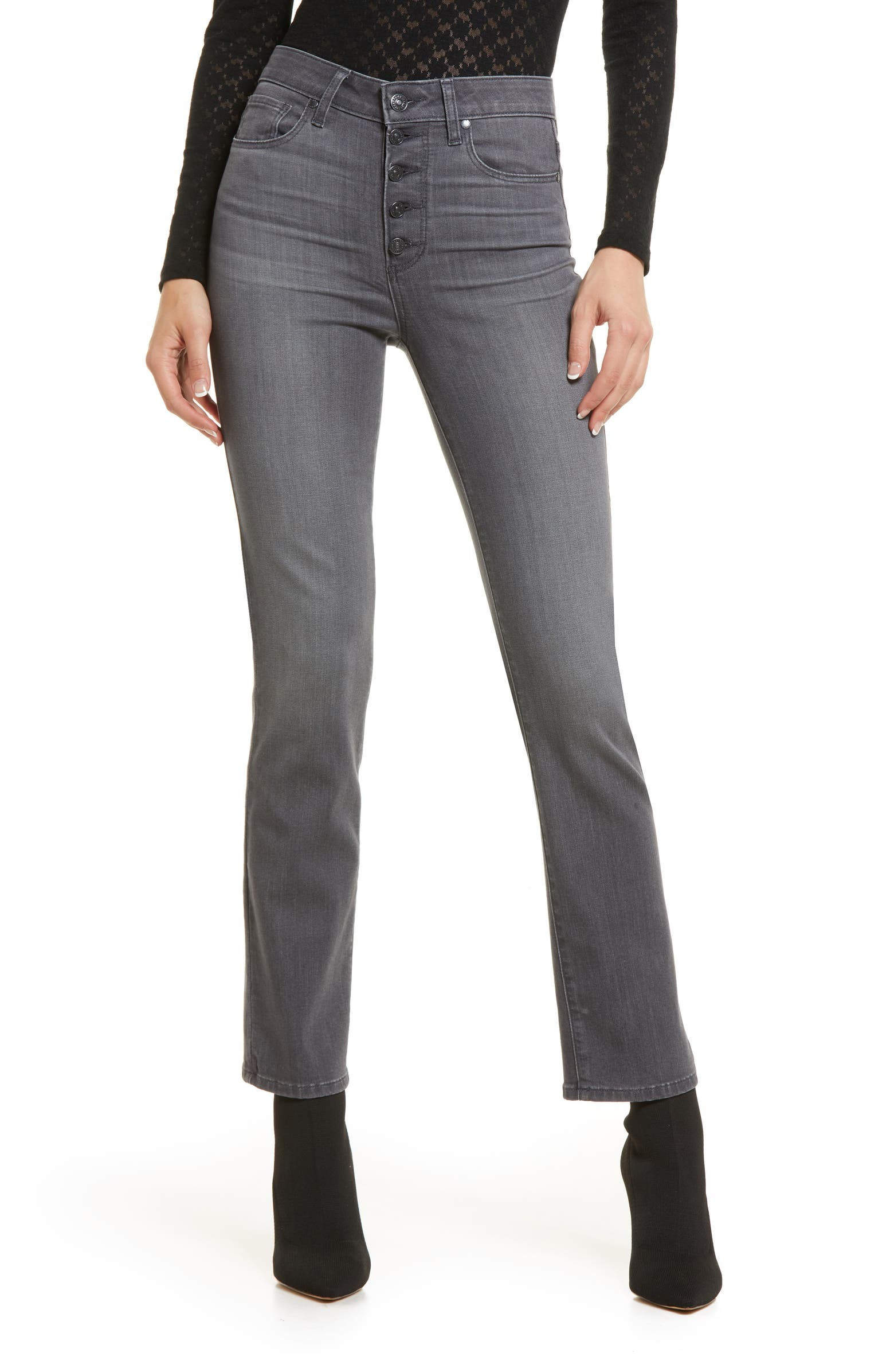 Cindy Exposed Button Fly Jeans | Nordstrom