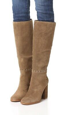 Tory Burch Boots Contraire Whipstitch Knee High Tall Tan 5.5 6.5 8 9 $525 DEFECT | eBay US