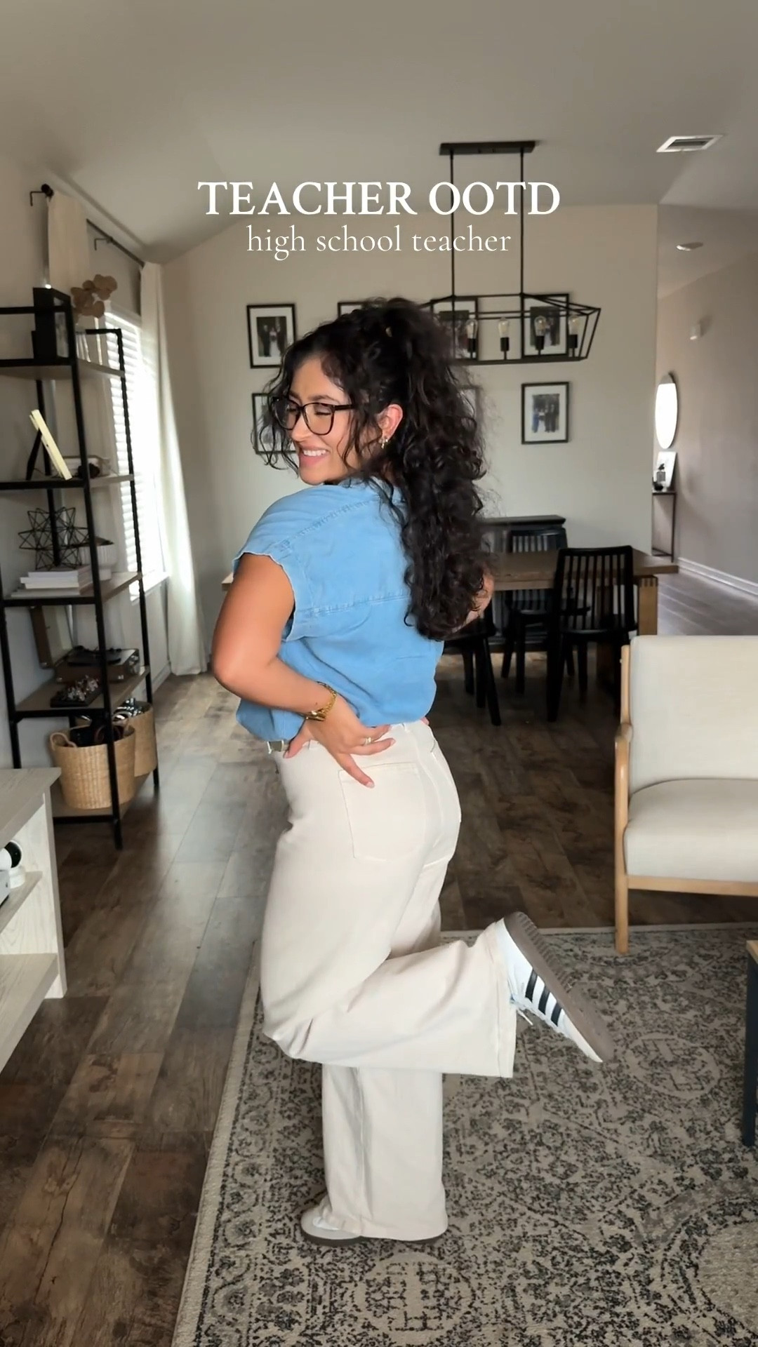 Teacher ootd! Size up in pants! I usually wear 4 and these are 6! 😊

#LTKSaleAlert #LTKPetite #LTKStyleTip