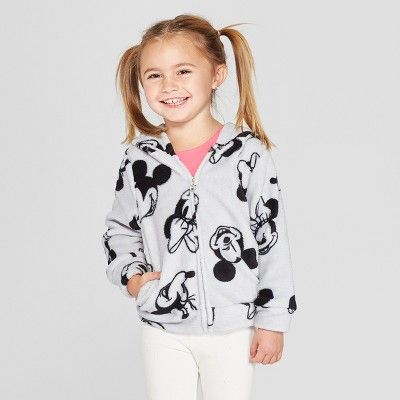 Toddler Girls' Disney Mickey Mouse & Friends Minnie Mouse Sweatshirt - Gray 2T | Target