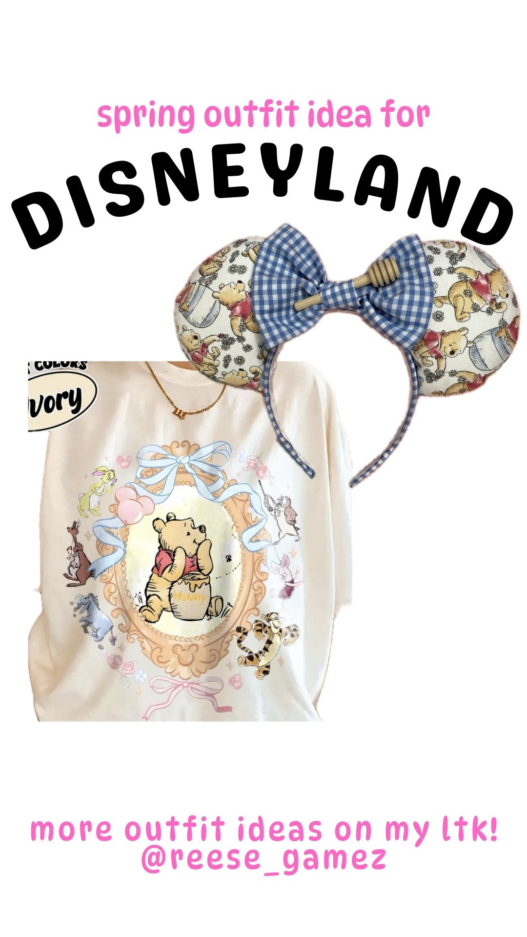 disney outfit, disneyland outfit, disney outfits, disneyland outfits, winnie the pooh outfit, mickey ears, minnie ears

#LTKTravel #LTKootd #LTKSeasonal