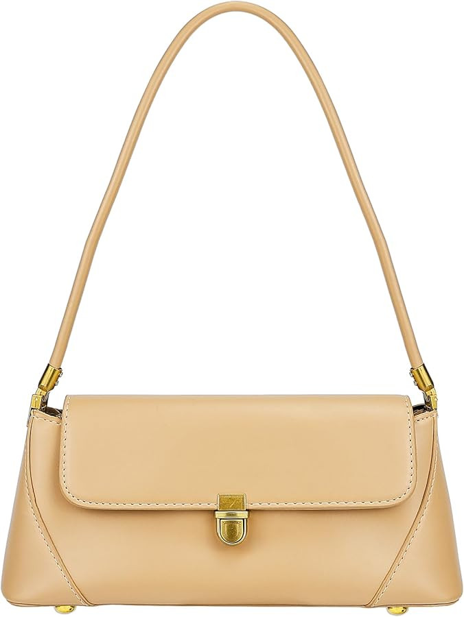 Vintage Shoulder Bags Small Purses for Women Brown Pu Leather Handbags Mini y2k Bag Shoulder Purs... | Amazon (US)