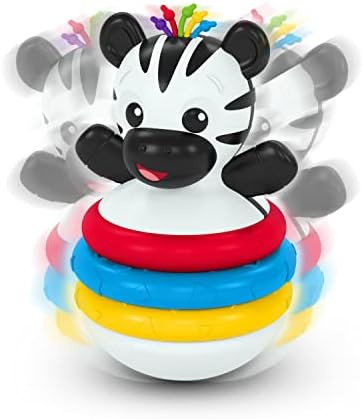 Baby Einstein Stack & Wobble Zen BPA Free Teether Toy for Cause and Effect Learning, Infants Ages... | Amazon (US)