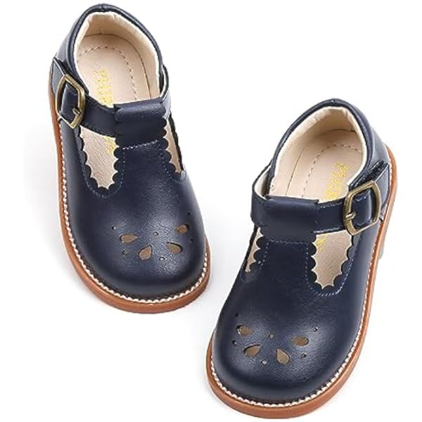 Kiderence Toddler Little Girls Mary Jane Dress Shoes School Oxford for Girls Flats | Amazon (US)