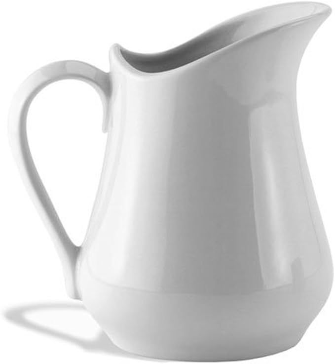 HIC Kitchen HIC Creamer Pitcher with Handle, Fine White Porcelain, 4-Ounces | Amazon (US)