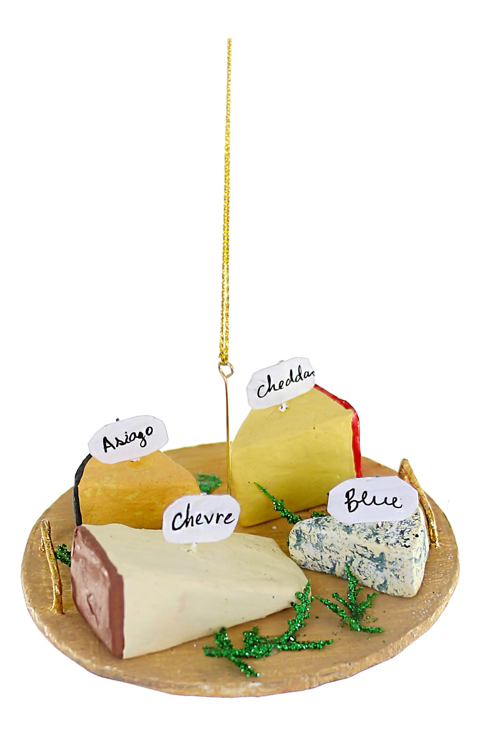 Cody Foster & Co. Cheese Tray Glass Ornament | Nordstrom | Nordstrom
