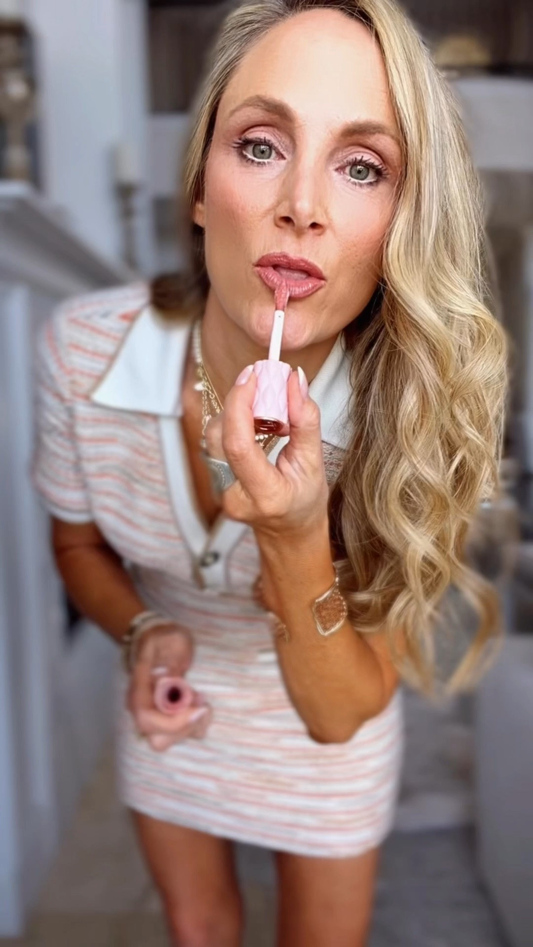 GRWM - spring tweed dress 🧡 

#LTKOver40 #LTKootd #LTKgrwm