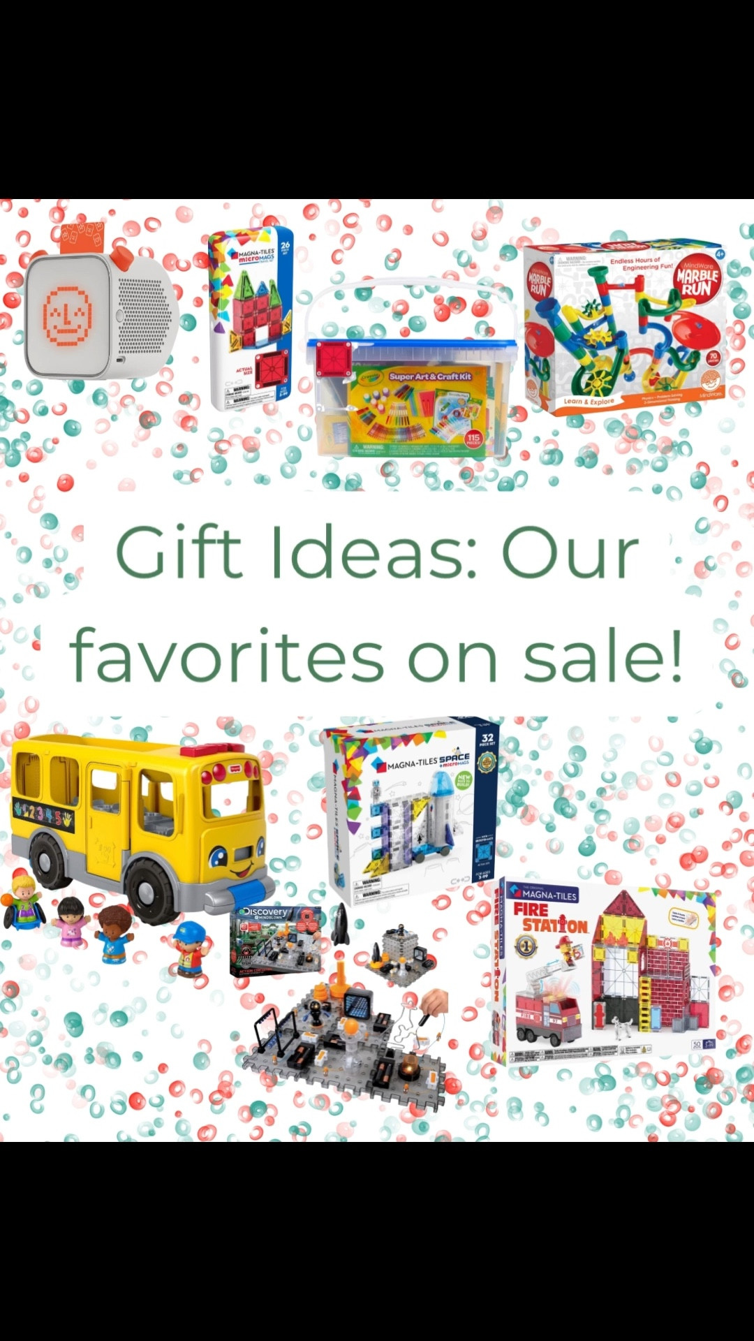Our favorite playroom picks are on major sale today and I gathered everything we genuinely LOVE and use on repeat. 🎁💛
Perfect for holiday gifting, grandparent ideas, and stocking up for winter break play! Tap to shop.

#giftguide #kidschristmas #playroomfavorites #ltkholiday #onsale


#LTKCyberWeek #LTKSaleAlert #LTKGiftGuide