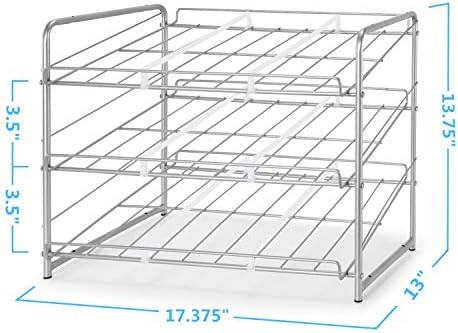 Simple Trending Can Rack Organizer, Stackable Can Storage Dispenser Holds up to 36 Cans for Kitchen  | Amazon (US)