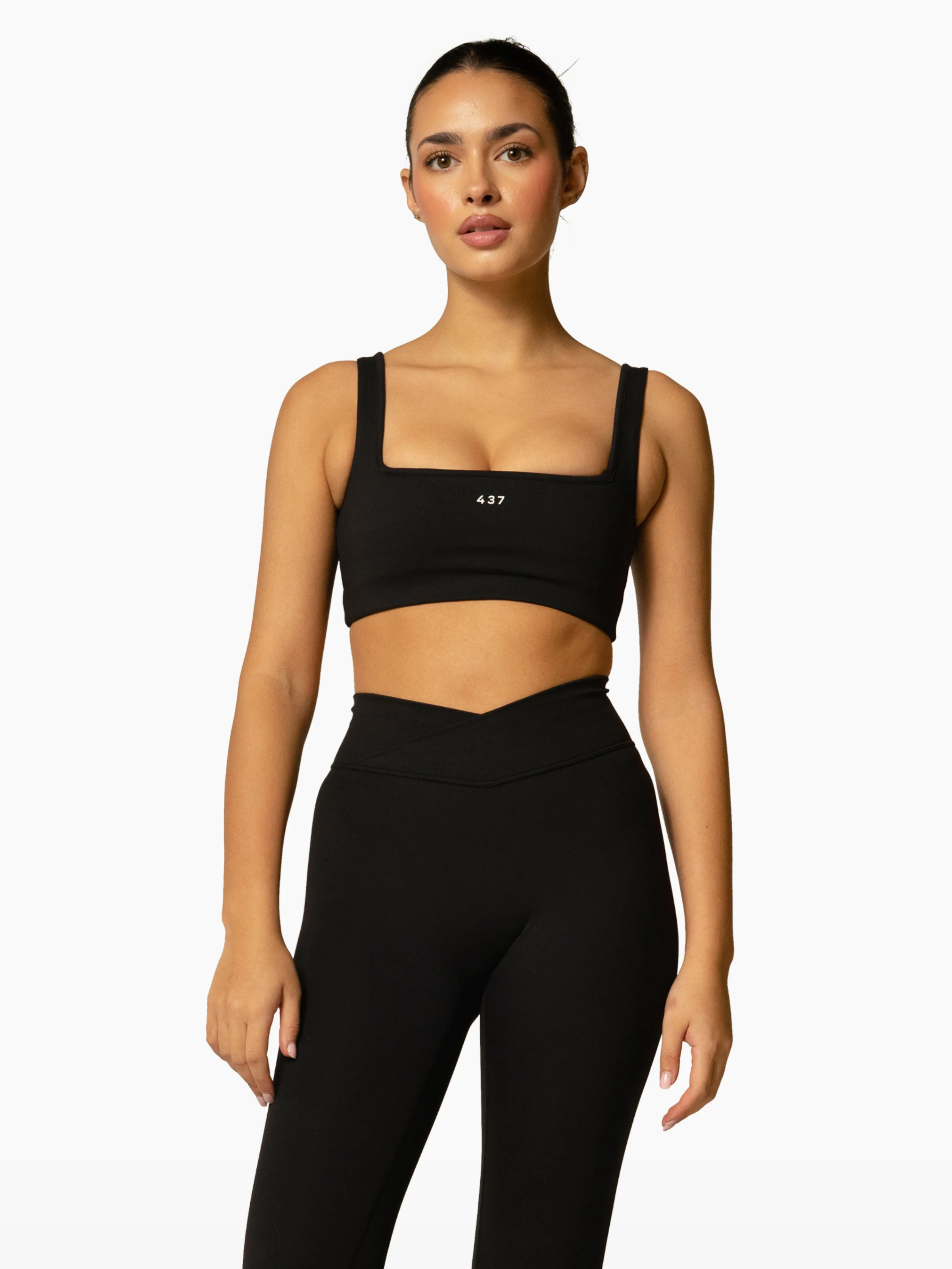 The Square Bra / Black | 437