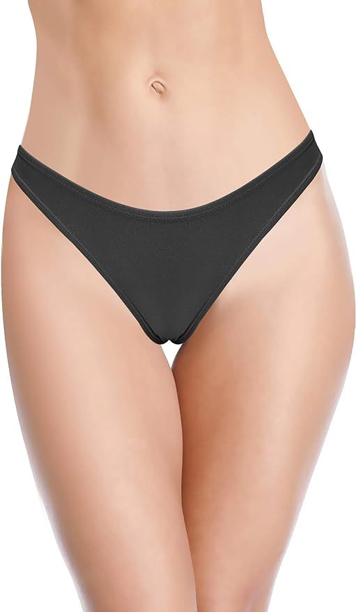 SHEKINI Women's Cheeky Brazilian Swim Bottoms Low Waist Ruched Bikini Bottom | Amazon (US)