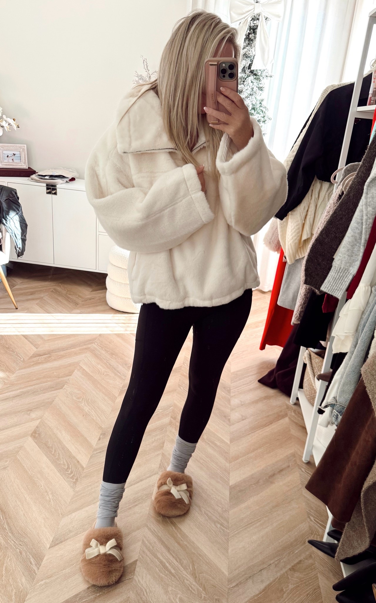 The coziest pullover ever! Sweatshirt inside and fur outside! I’m in smalls. 

#LTKSeasonal #LTKootd #LTKGiftGuide