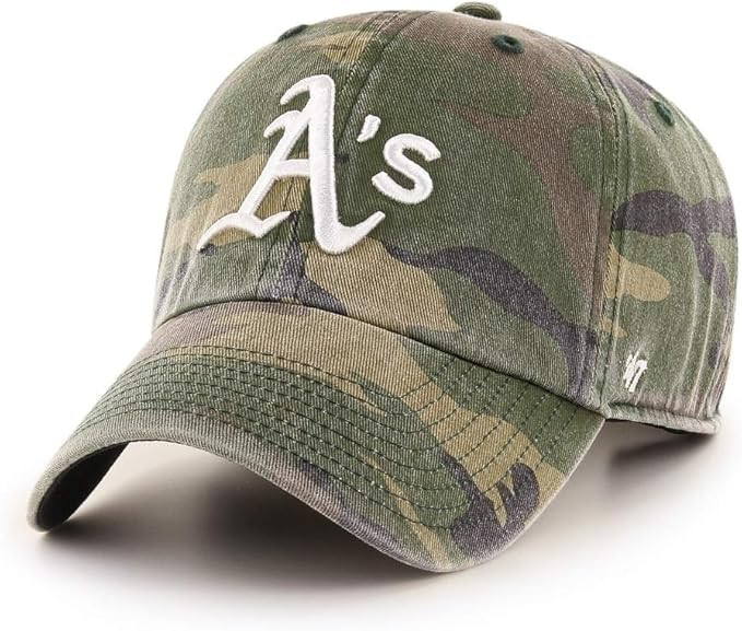 47 MLB Camo Clean Up Adjustable Hat, Adult One Size Fits All (as1, Alpha, one_Size, Oakland Athle... | Amazon (US)