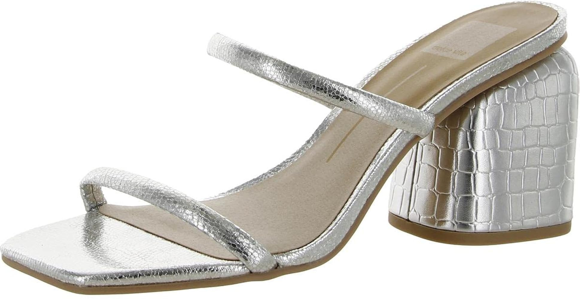 Dolce Vita Womens Noxie Open Toe Slip On Heels | Amazon (US)