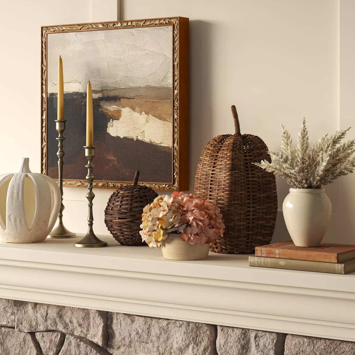 11" Small Millet Grass Fall Arrangement - Threshold™ | Target