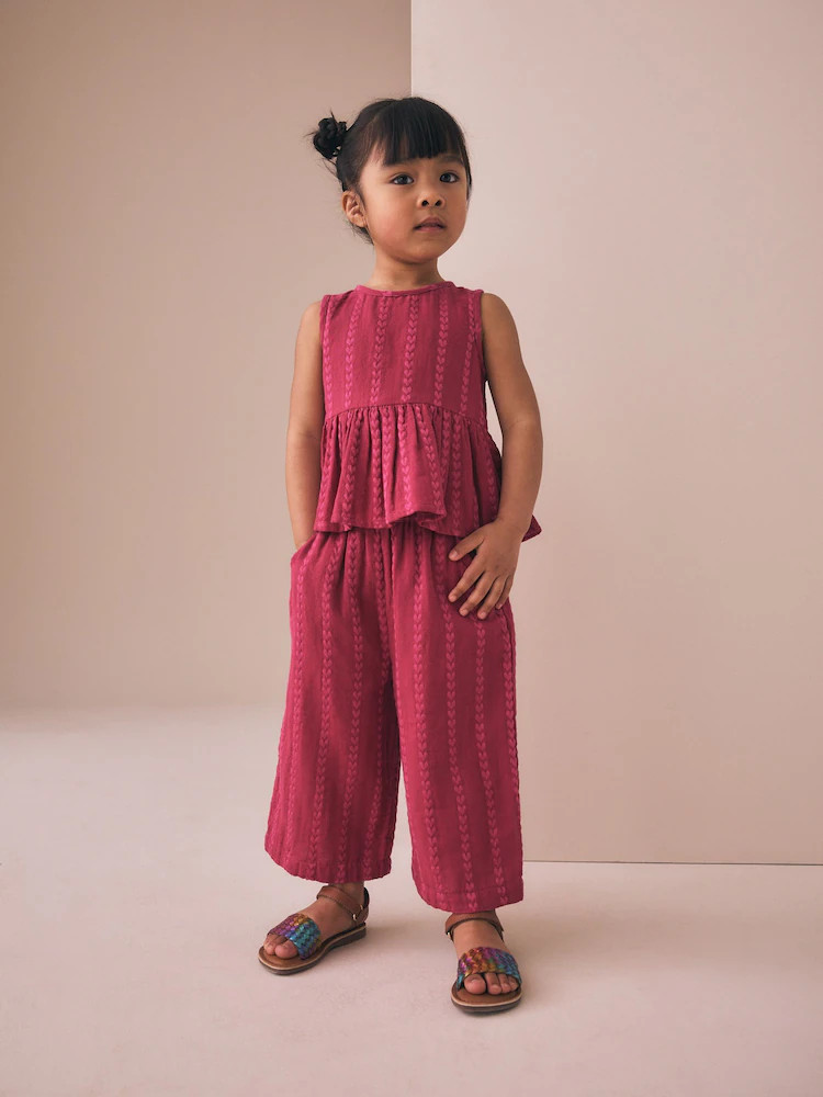 Berry Pink Top And Trousers Set (3mths-8yrs) | Next US