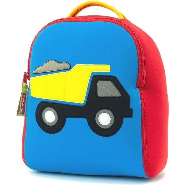 Truck Toddler Harness Backpack, Red and Blue | Maisonette