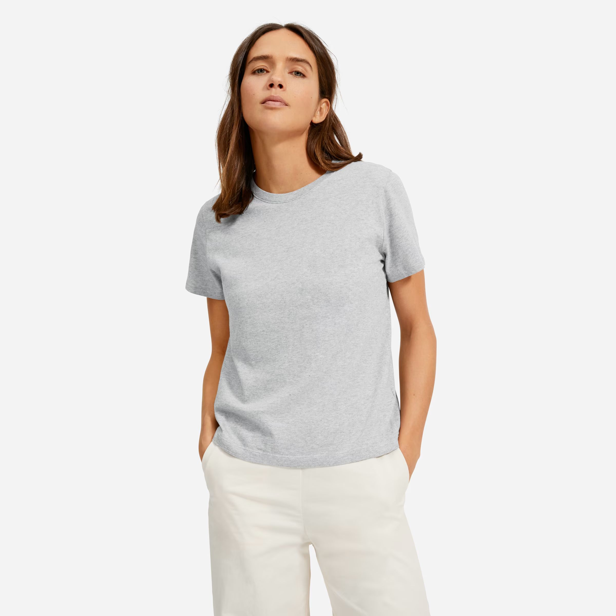 The Organic Cotton Box-Cut Tee | Everlane