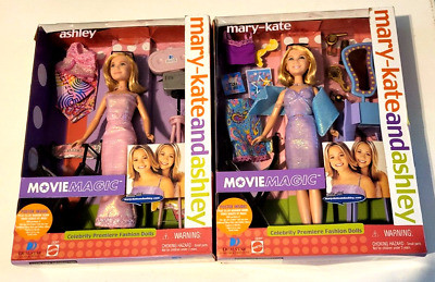 Mary Kate And Ashley Movie Magic Dolls Mattel Olsen Twins 2001 Open Box Set Of 2  | eBay | eBay US