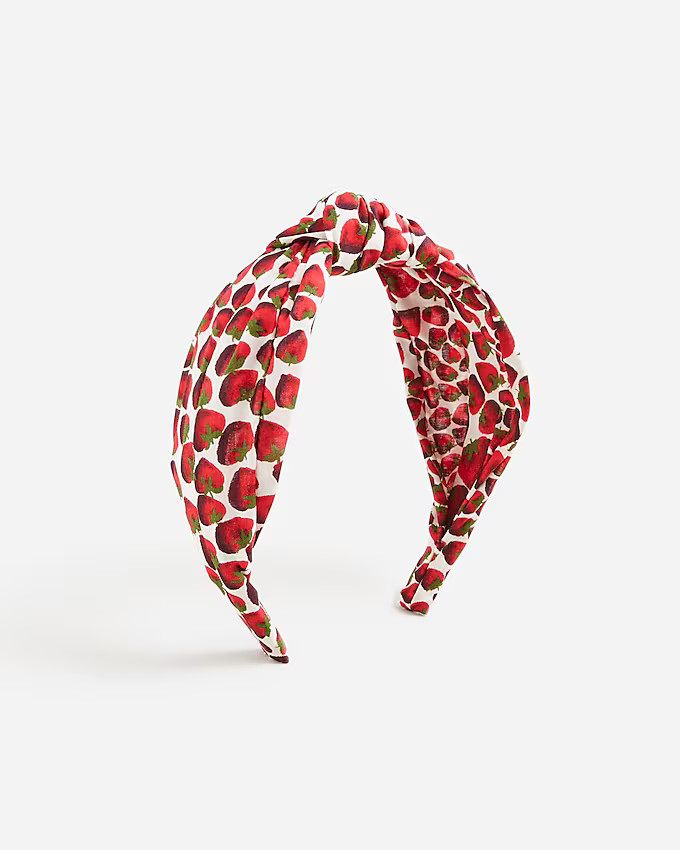 Knot headband in prints | J. Crew US
