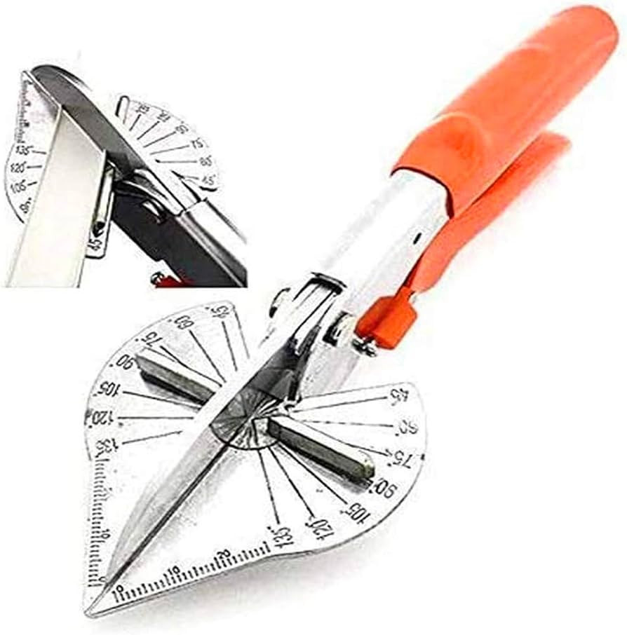 Multi Angle Miter Shear Cutter, 45-135 Degree Adjustable Angle Scissors Trim Shears Hand Tools fo... | Amazon (US)