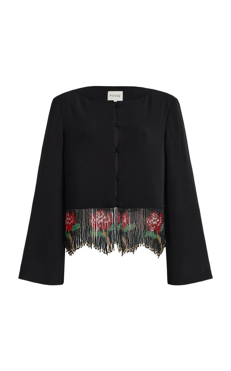 Exclusive Rosanna Embellished Crepe Top | Moda Operandi (Global)