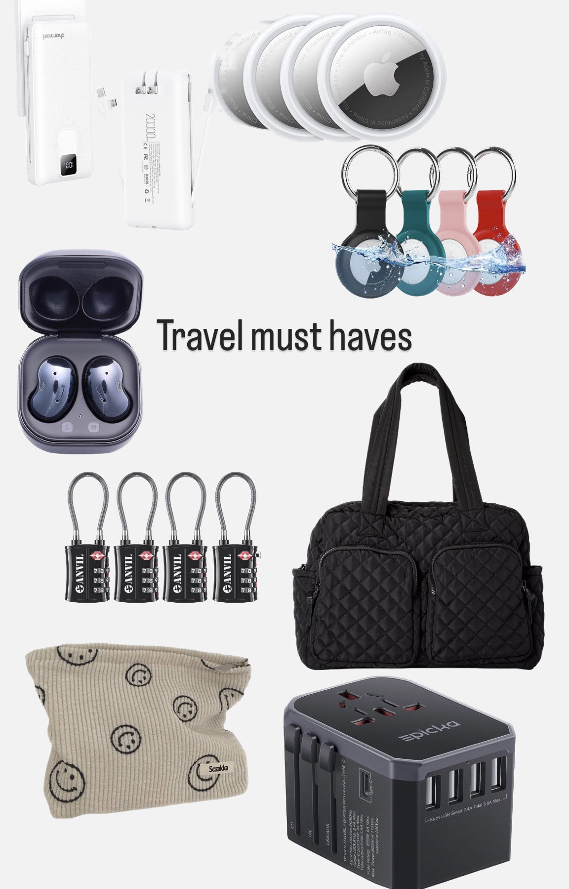 Packing for Scotland has officially started. As I start to lay stuff out that I’m gonna bring, figured I would round some of my travel essentials up for you! 

#travelessentials #getaway #internationaltrip

#LTKunder50 #LTKunder100 #LTKtravel