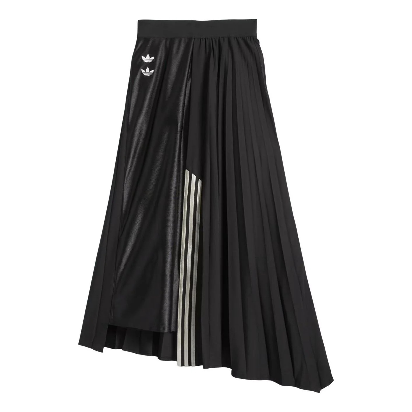 (WMNS) adidas x Willy Chavarria Pleated Skirt 'Black' KD9352 | KICKS CREW