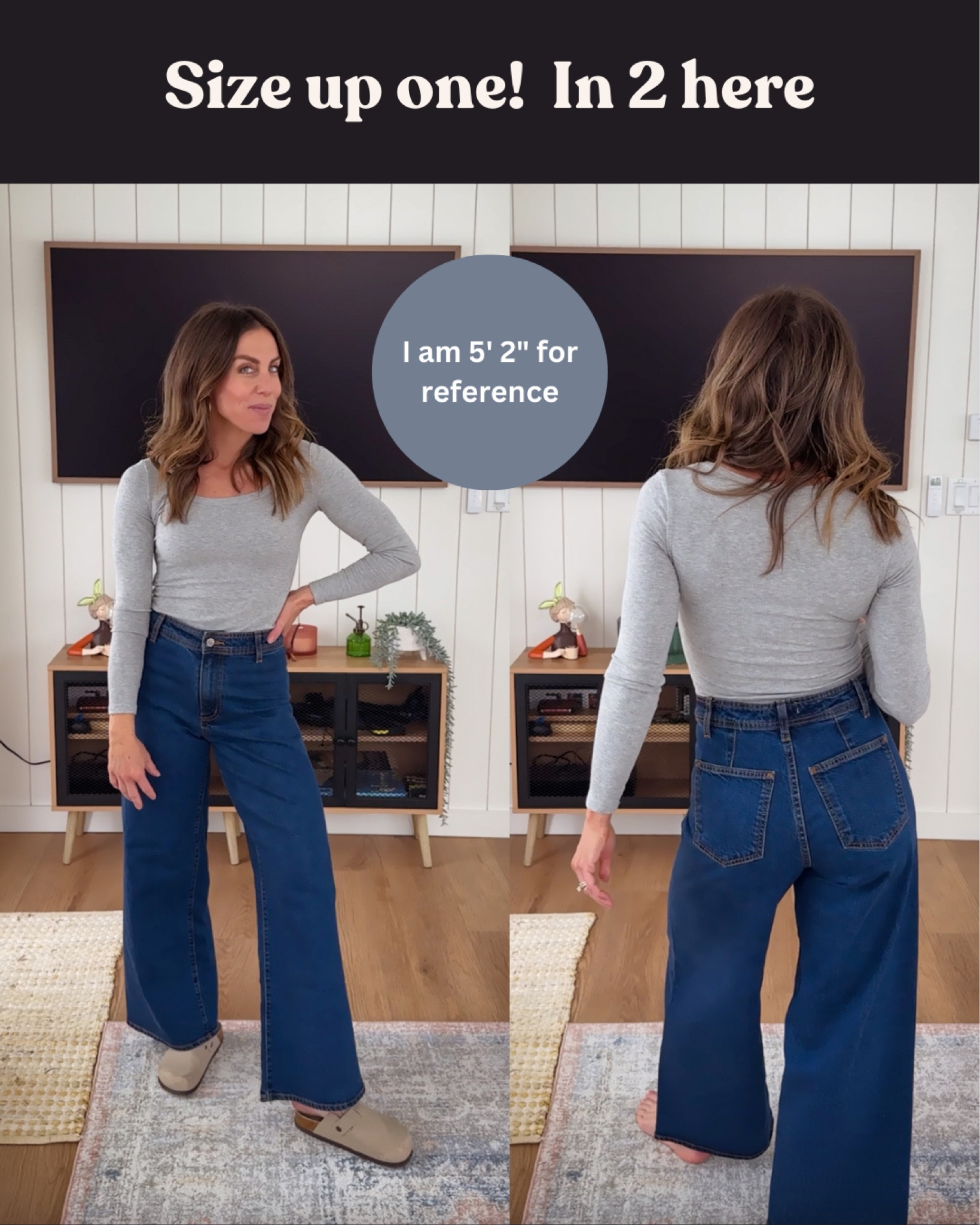 Sailor jeans from target! We keep reposting these because we love them so much!! We both agree, size up one. I am in a two here. Great stretch!🙌🏻🤩💕

#LTKMostLoved #LTKOver40 #LTKFindsUnder50