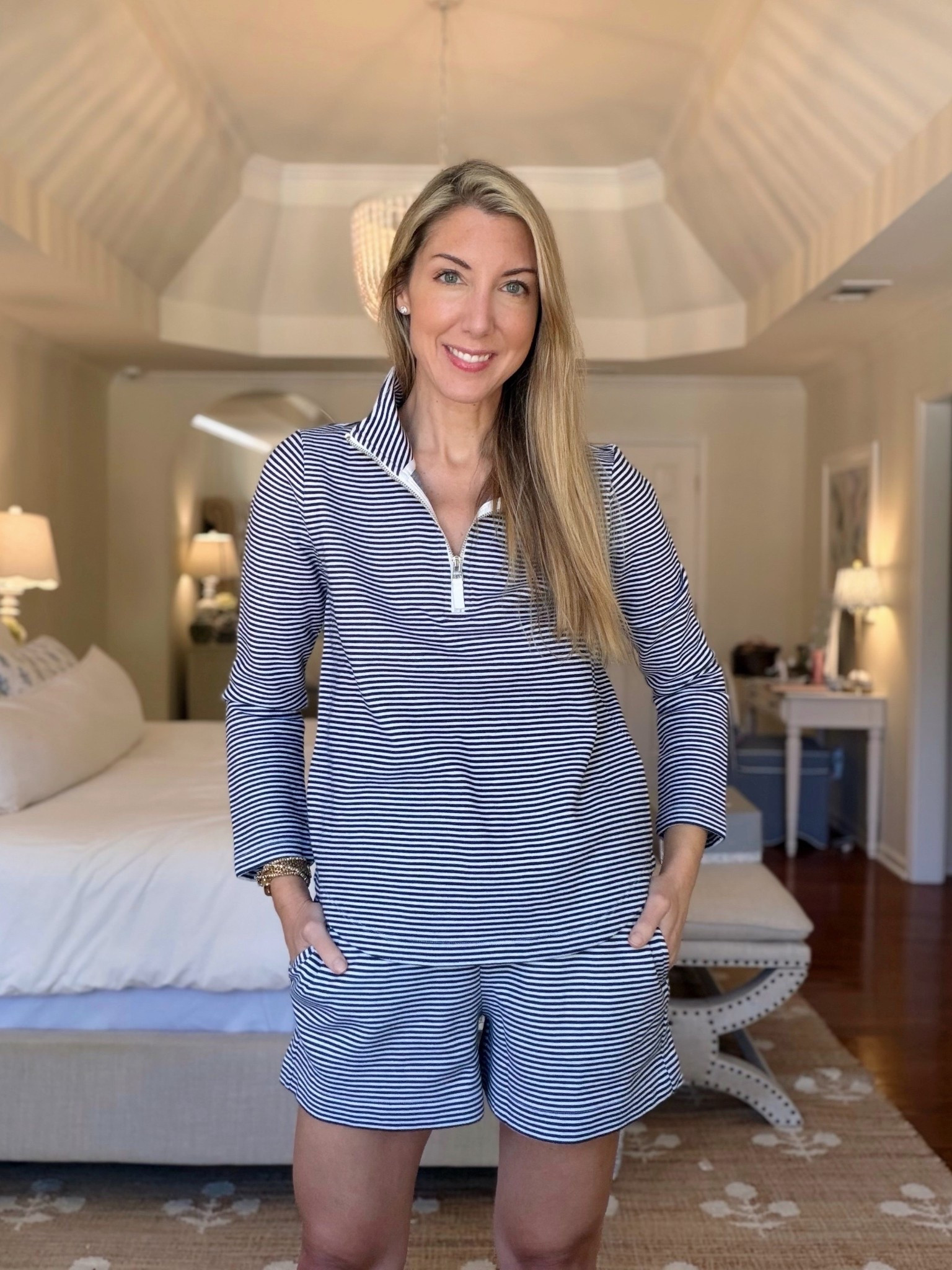 The cutest low-key mom outfit for spring  wearing a small in the top and a xsmall in the bottoms. 

#LTKmomlife