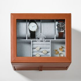 Leather Jewelry and Watch Box | Mark and Graham