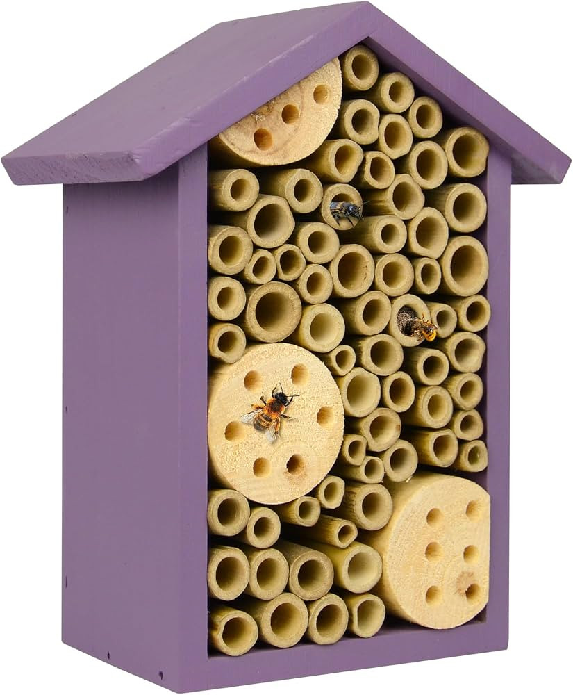 Nature's Way Bird Products PWH1-B Purple Bee House | Amazon (US)