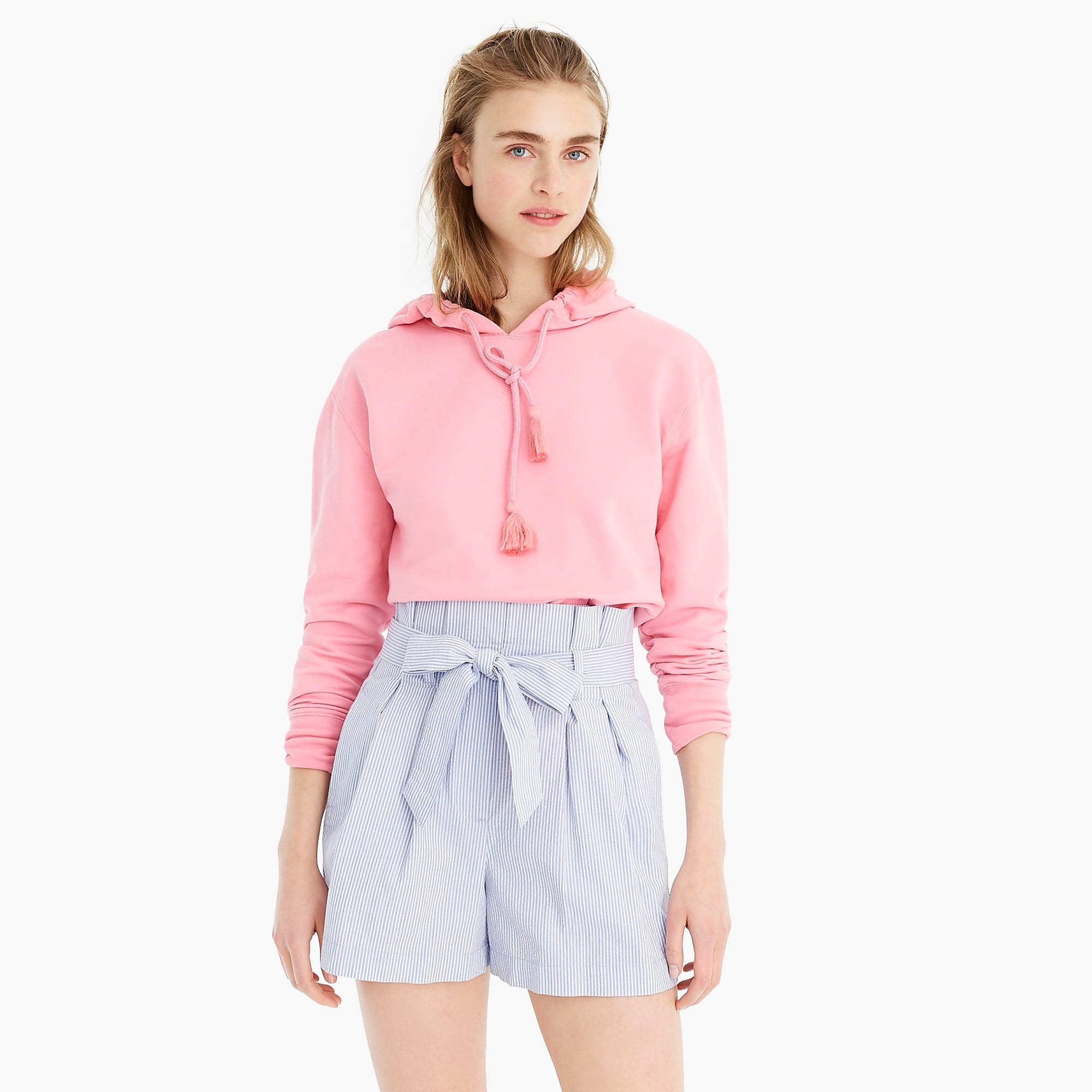 Paper-bag short in seersucker | J. Crew US