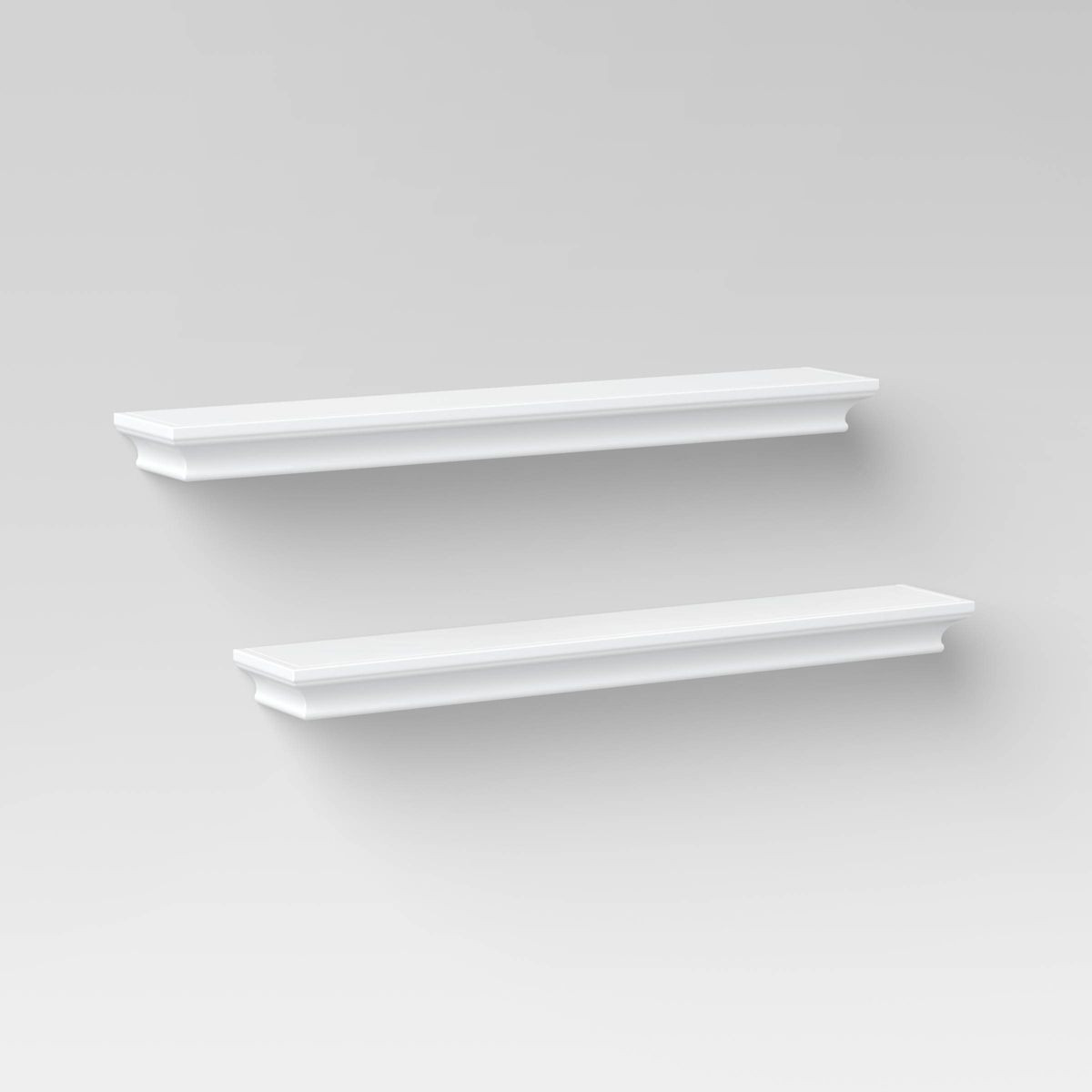 2pc Traditional Wall Shelf Set White - Threshold™ | Target
