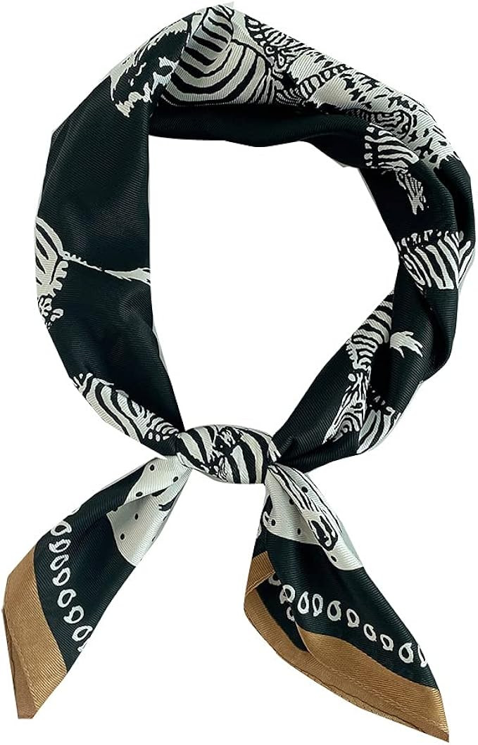 Livrerpi Silk Feeling Head Scarf Fashion Satin Hair Scarf Square Scarves for Women Gifts 27.5×27... | Amazon (US)