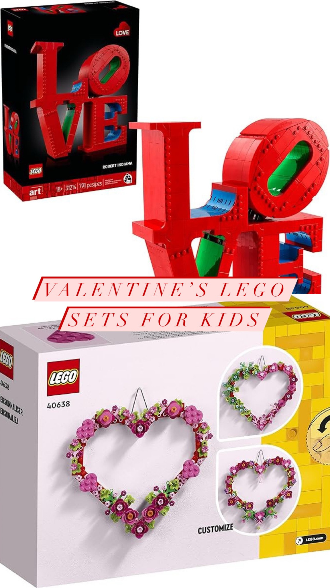 Valentine’s Day Lego sets for kids ♥️ perfect idea for older kids or for non-candy options! 

Valentine’s Day gift idea, Valentine’s Day gift for girls, girls bracelet kit, Valentine’s Day gift, Valentine’s Day, gift ideas for girls, Target Valentine’s Day

#LTKSeasonal #LTKGiftGuide #LTKFindsUnder50