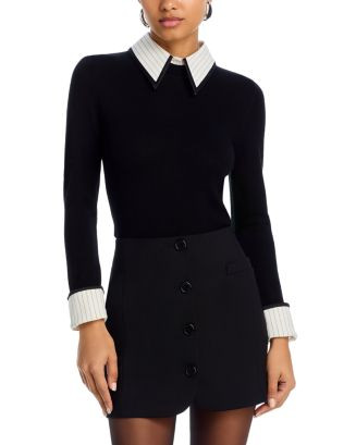 Alice and Olivia Porla Collared Sweater    | Bloomingdale's Alice + Olivia | Bloomingdale's (US)