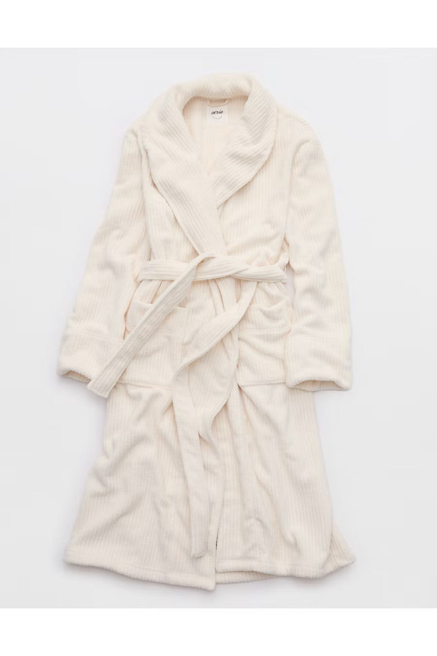 Aerie Sherpa Robe Women's Natural XXS | American Eagle Outfitters (US & CA)