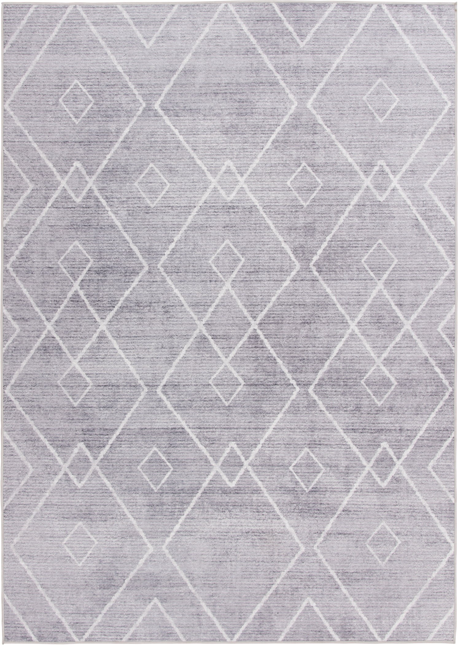 Better Homes & Gardens Diamond Machine Washable Area Rug, Gray, 5'x7' - Walmart.com | Walmart (US)