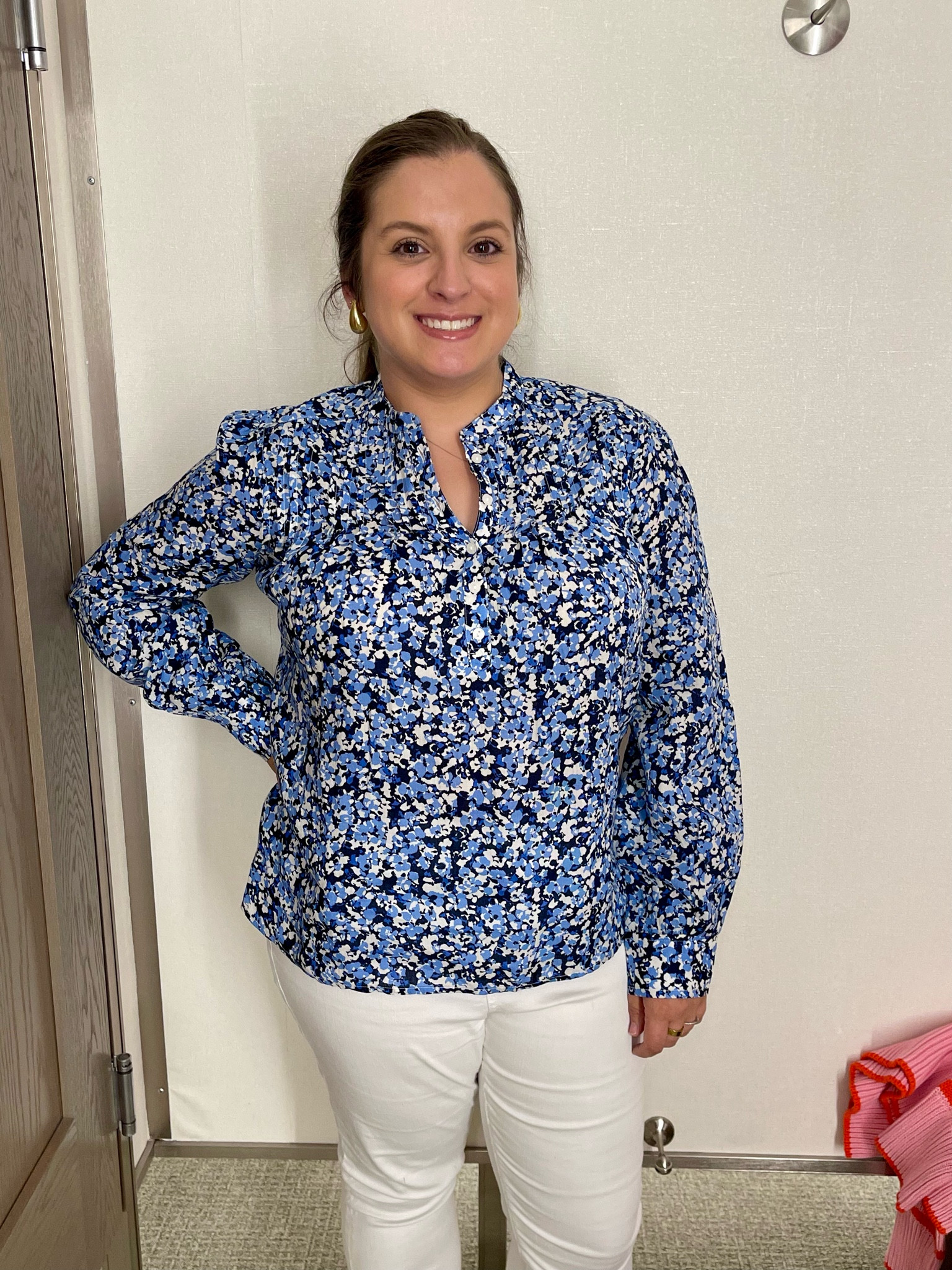 NSALE Try-On // Nordstrom Anniversary Sale

Blue Floral Blouse
* Wearing S (tight in the chest; need a M - wasn’t in stock)
* $45.99 from $69.50
* Not see through at all

NSALE is the best place to buy investment pieces you’ll wear and love in the upcoming months! I stock up on basics that I know I’ll wear for years. The NSALE is officially live for ALL shoppers - cardholders and non-cardholders

Nordstrom Anniversary Sale fall finds // Nordstrom finds // Nordstrom fashion // NSale // fall transition // transitional outfit // transitional piece // fall finds // fall style // autumn finds // designer inspired // look for less // sweaters // fall fashion  

#LTKFindsUnder50 #LTKSeasonal #LTKxNSale