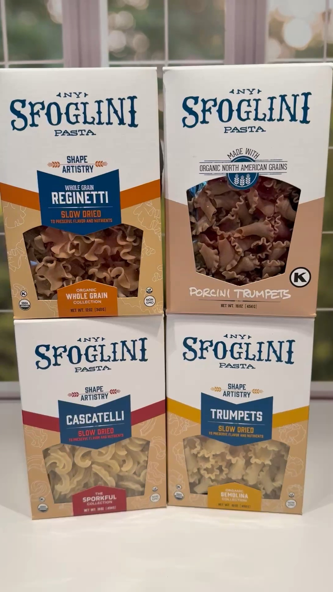 I’m super excited to try Sfoglini’s Best of Pasta Sampler!!!! It’s Organic and non-GMO! It’s also made in the US in New York’s Hudson Valley! 

It comes with 4 different types of pasta. It comes with Cascatelli, Semolina Trumpets, Whole Grain Reginetti, and Mushroom Infused Porcini Trumpets!!! 

#LTKFamily #LTKWatchNow #LTKHome