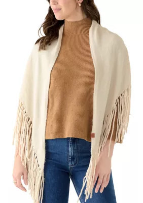 Frye Women's Long Fringe Triangle Scarf | Belk