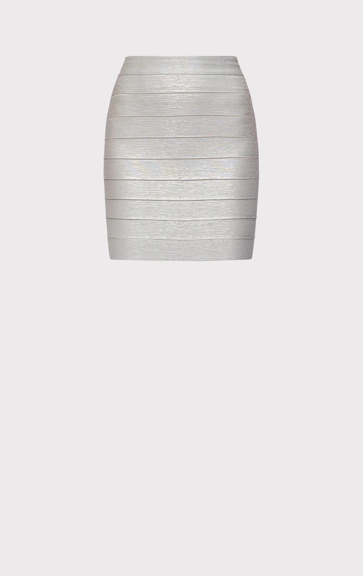 THE METALLIC BRIANNE SKIRT | Herve Leger