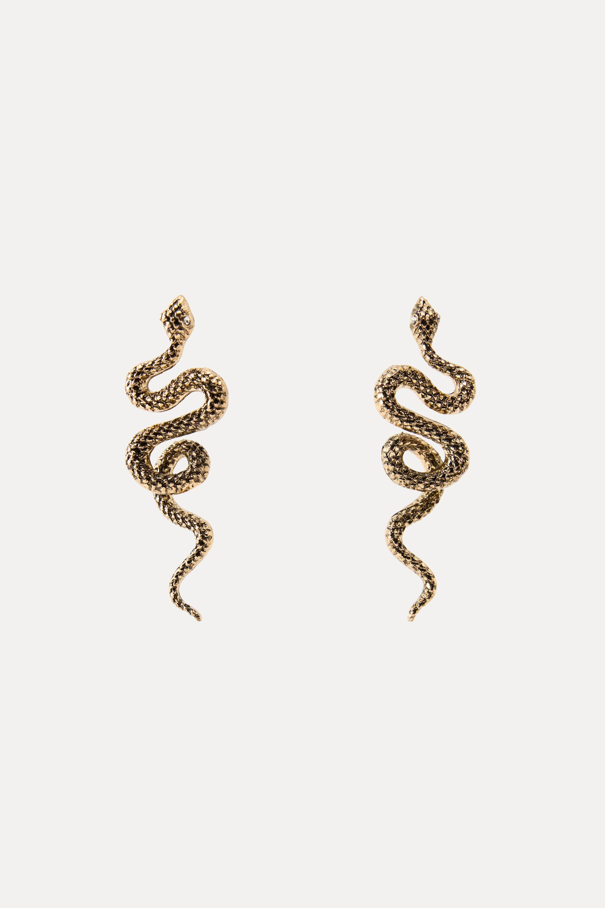 SNAKE EARRINGS | Zara US