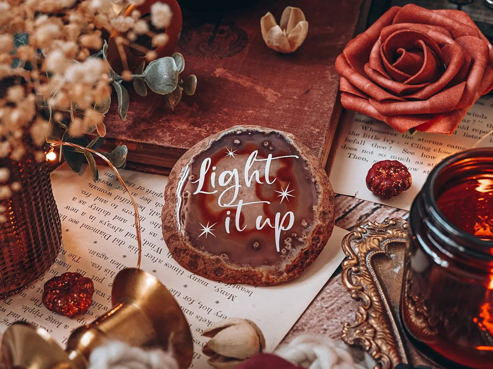 Light It up Crescent City Quote Sarah J Maas Quote Book - Etsy | Etsy (US)